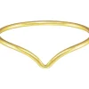 Gold Filled Chevron Ring Medium