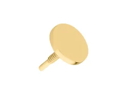 Gold Filled Circle Labret Stud Earrings