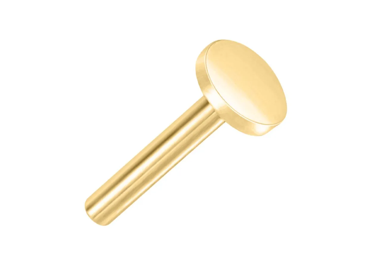 Gold Filled Circle Labret Tube 3mm