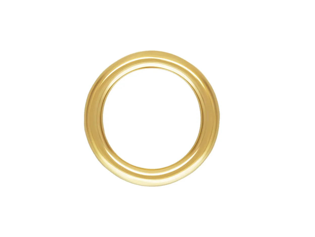 Gold Filled Circle Of Life Earring 7mm