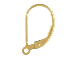 Gold Filled Continental Ear Wire And Ring Plain Wire
