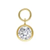 Gold Filled Cubic Zirconia Hooplet 6mm