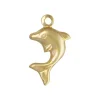 Gold Filled Dolphin Charm 8x11mm