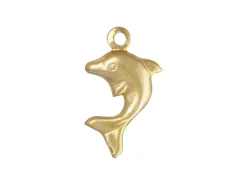 Gold Filled Dolphin Charm 8x11mm