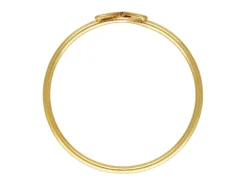 Gold Filled Double Heart Design Stacking Ring Large