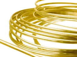 Gold Filled D Shape Wire 3.25mm X 1.60mm Fully Annealed