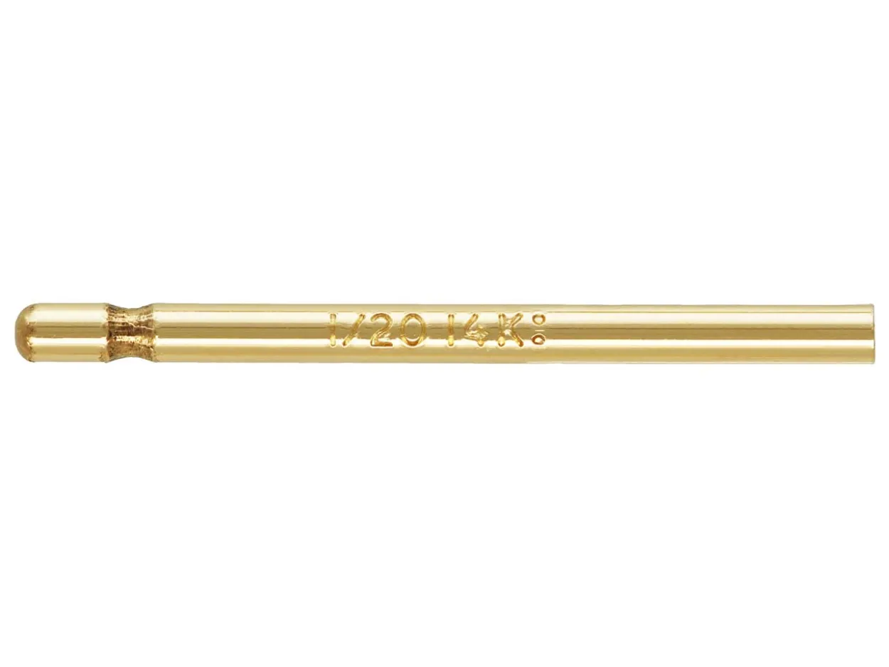 Gold Filled Ear Pin 11.1mm X 0.74mm, Pack of 6
