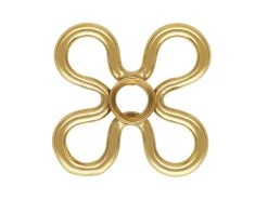 Gold Filled Flower Connector 7.5mm With 2mm Bezel