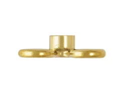 Gold Filled Flower Connector 7.5mm With 2mm Bezel
