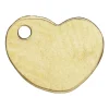 Gold Filled Heart Charm 8x7mm