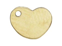 Gold Filled Heart Charm 8x7mm