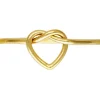 Gold Filled Heart Love Knot Design Ring Large