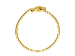 Gold Filled Heart Love Knot Design Ring Small