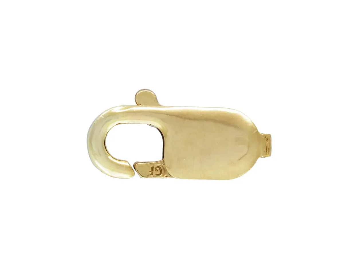 Gold Filled Lobster Trigger Clasp Catch Oval 8mm
