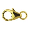 Gold Filled Lobster Trigger Clasp Catch Open Jump Ring 8mm
