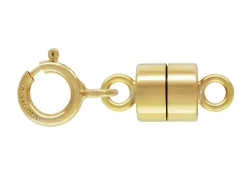 Gold Filled Magnetic Clasp Converter With Bolt Ring