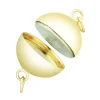 Gold Filled 10mm Magnetic Plain Ball Clasp