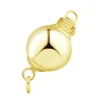Gold Filled 10mm Round Plain Ball Clasp
