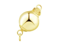 Gold Filled 10mm Round Plain Ball Clasp