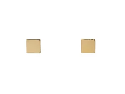 Gold Filled 5mm Square Stud Earrings