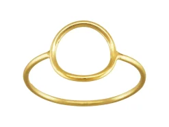 Gold Filled Open Circle Design Ring Medium