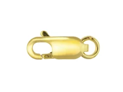 Gold Filled Oval Lobster Clasp Open Jump Ring 8mm