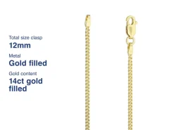 Gold Filled Oval Lobster Clasp Open Jump Ring 8mm