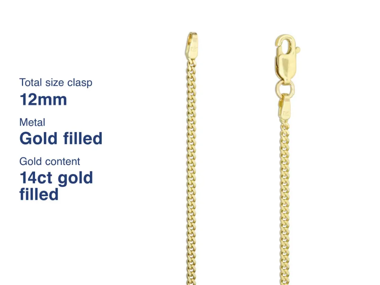 Gold Filled Oval Lobster Clasp Open Jump Ring 8mm