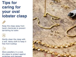 Gold Filled Oval Lobster Clasp Open Jump Ring 8mm