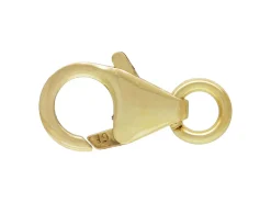 Gold Filled Oval Lobster Trigger Clasp Catch With Ring 10mm