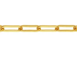 Gold Filled Paperclip Chain Bracelet With Extender 6.5"/16.5cm Unhallmarked