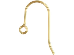 Gold Filled Plain Earring Hook Wire 18mm Pack of 6