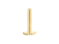 Gold Filled Plain Flower Labret Tube 4mm