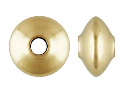 Gold Filled Plain Rondell 5.5mm Pack of 5