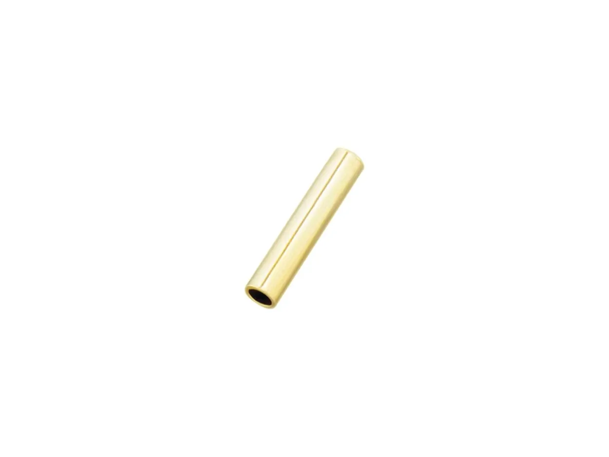 Gold Filled Plain Tube Beads 20x1.5mm Pack of 10
