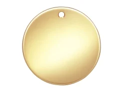 Gold Filled Round Disc 16mm Light Blank