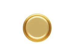 Gold Filled Round Ear Stud 4mm Bezel Set