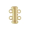 Gold Filled 2 Row Tube Clasp 15x4.3mm