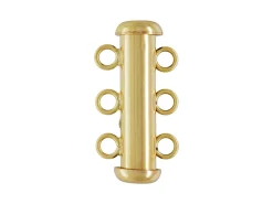 Gold Filled 3 Row Tube Clasp 20x4.3mm