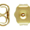 Gold Filled Scroll With Fluted Edge Large Pack of 6