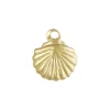 Gold Filled Shell Charm 7mm