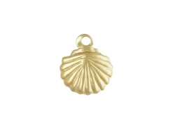 Gold Filled Shell Charm 7mm