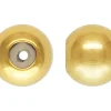 Gold Filled Silicone Stopper Round Bead 3mm Pack of 5