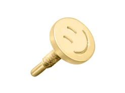 Gold Filled Smiley Face Labret Post 4mm