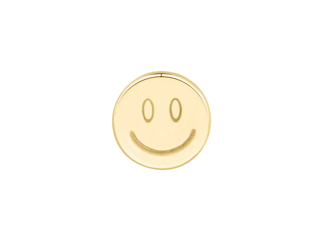 Gold Filled Smiley Face Labret Tube 3mm