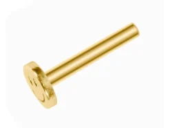 Gold Filled Smiley Labret Stud Earrings