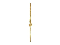 Gold Filled Sparkle Beading Hoop Earring 30mm