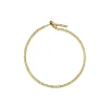 Gold Filled Sparkle Beading Hoop Earring 20mm