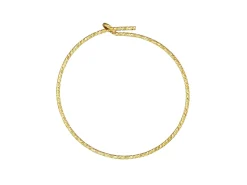 Gold Filled Sparkle Beading Hoop Earring 25mm