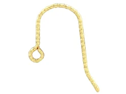 Gold Filled Sparkle Earring Hook Wire Pack of 6